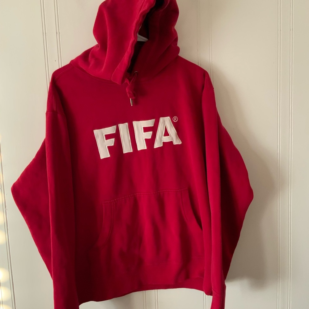 FIFA Men's Bold Red Turtleneck Sweater
